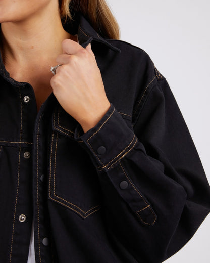 Daisy Overshirt - Black