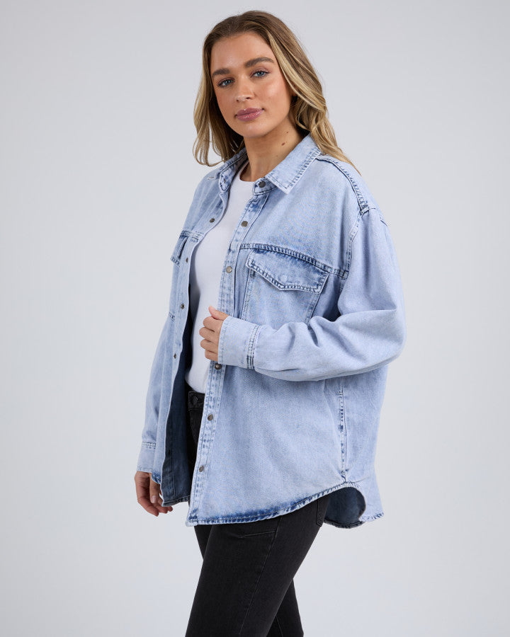 Daisy Overshirt - Light Blue