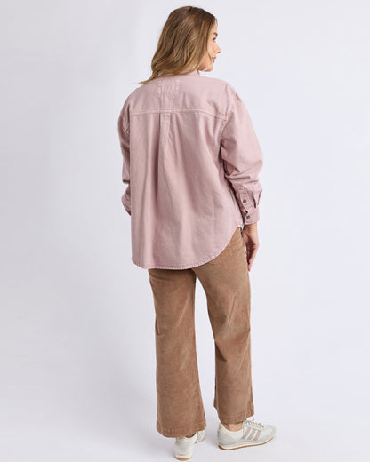 Daisy Overshirt - Dusty Pink