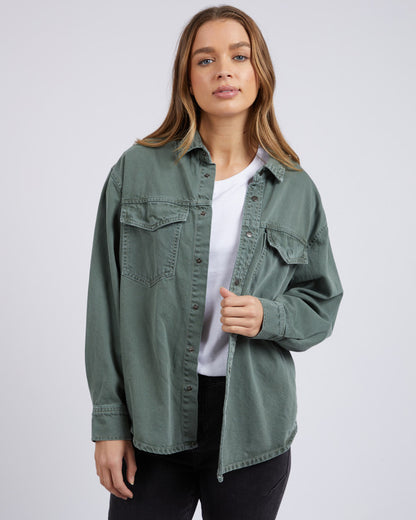Daisy Overshirt - Khaki