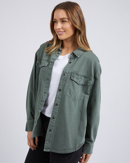 Daisy Overshirt - Khaki
