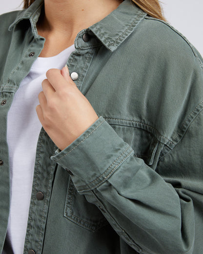 Daisy Overshirt - Khaki
