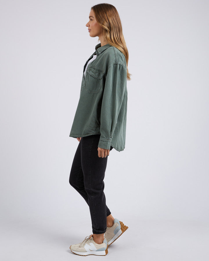 Daisy Overshirt - Khaki