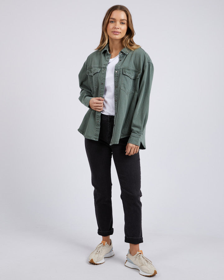 Daisy Overshirt - Khaki