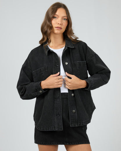 Dale Shacket - Washed Black