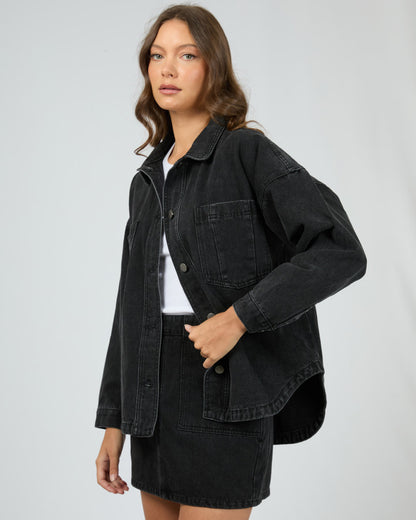 Dale Shacket - Washed Black