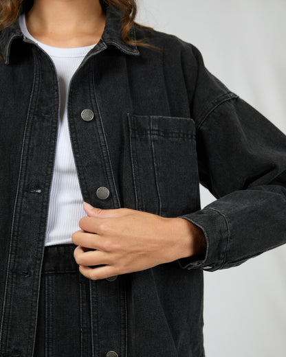 Dale Shacket - Washed Black