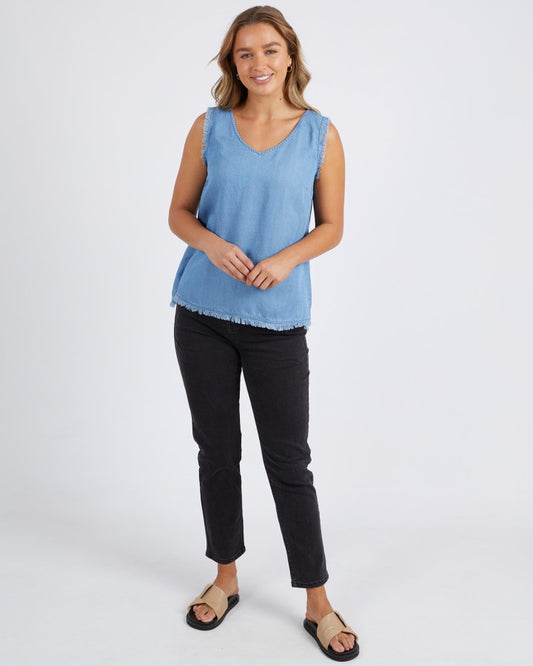 Denver Cami - Mid Blue