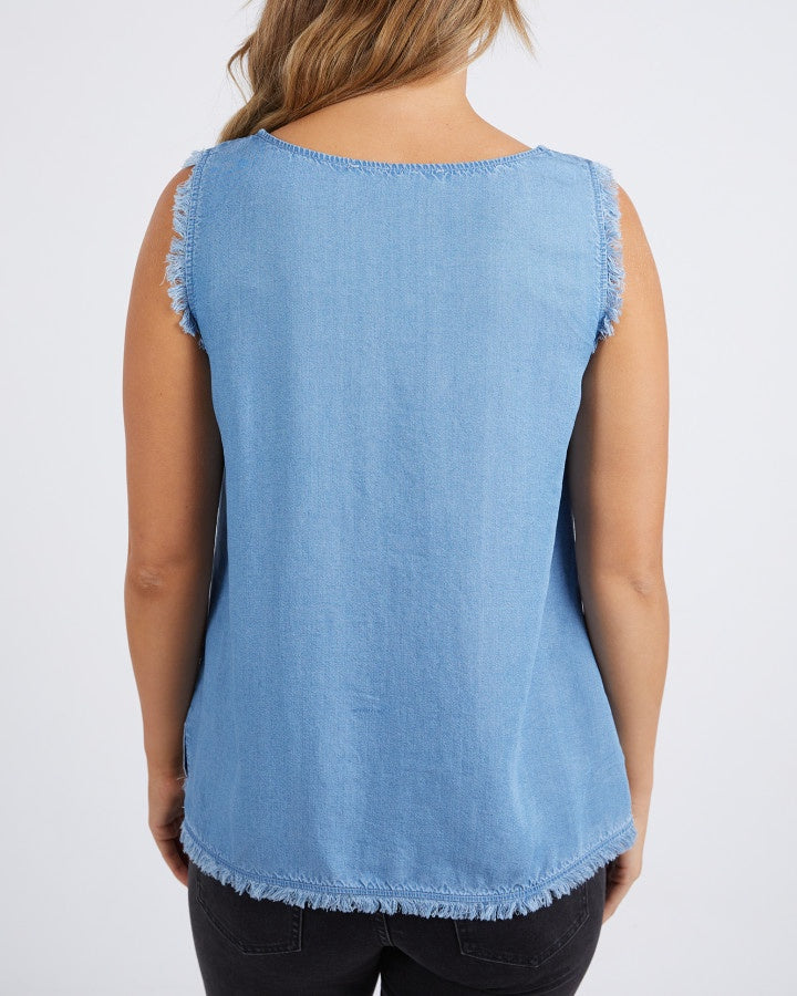 Denver Cami - Mid Blue