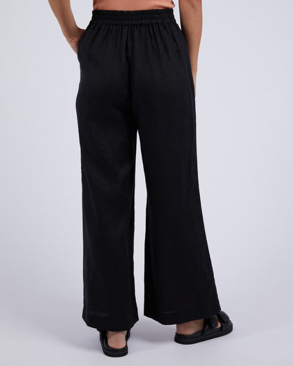 Elina Wide Leg Pants - Black