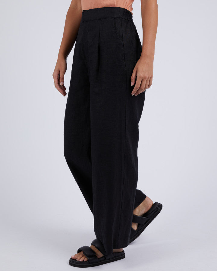 Elina Wide Leg Pants - Black