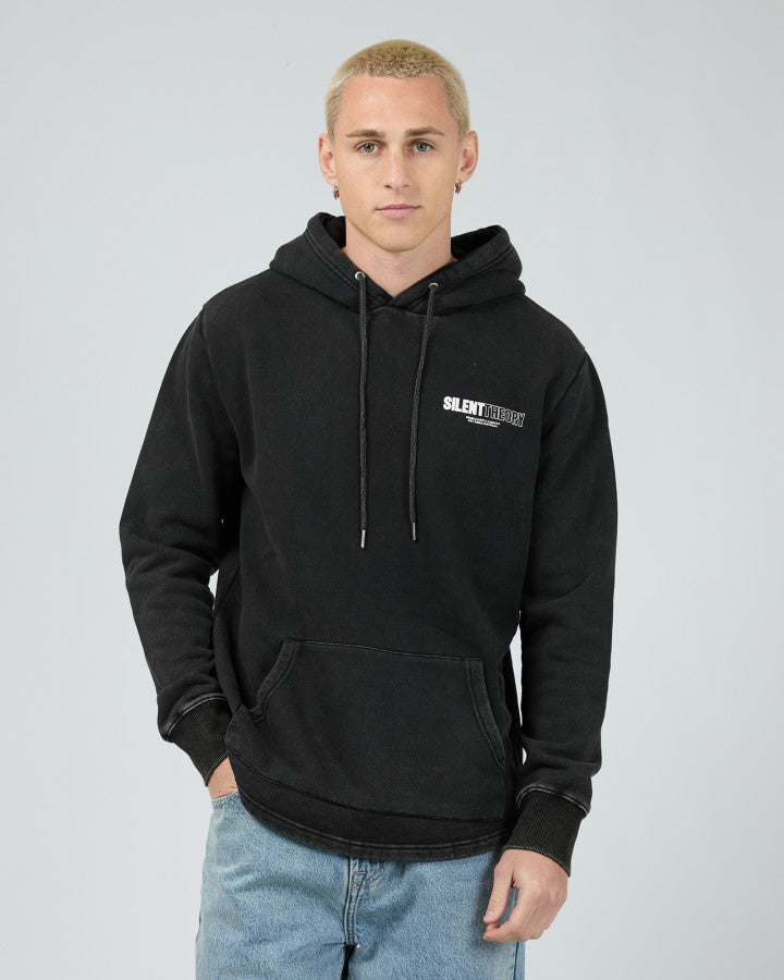 Elite Scoop Hoodie - Washed Black