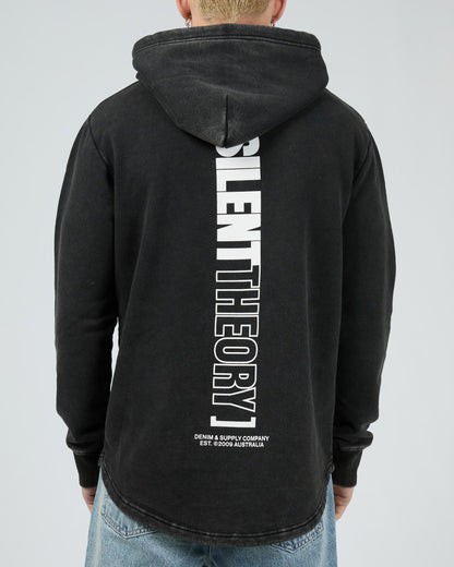 Elite Scoop Hoodie - Washed Black