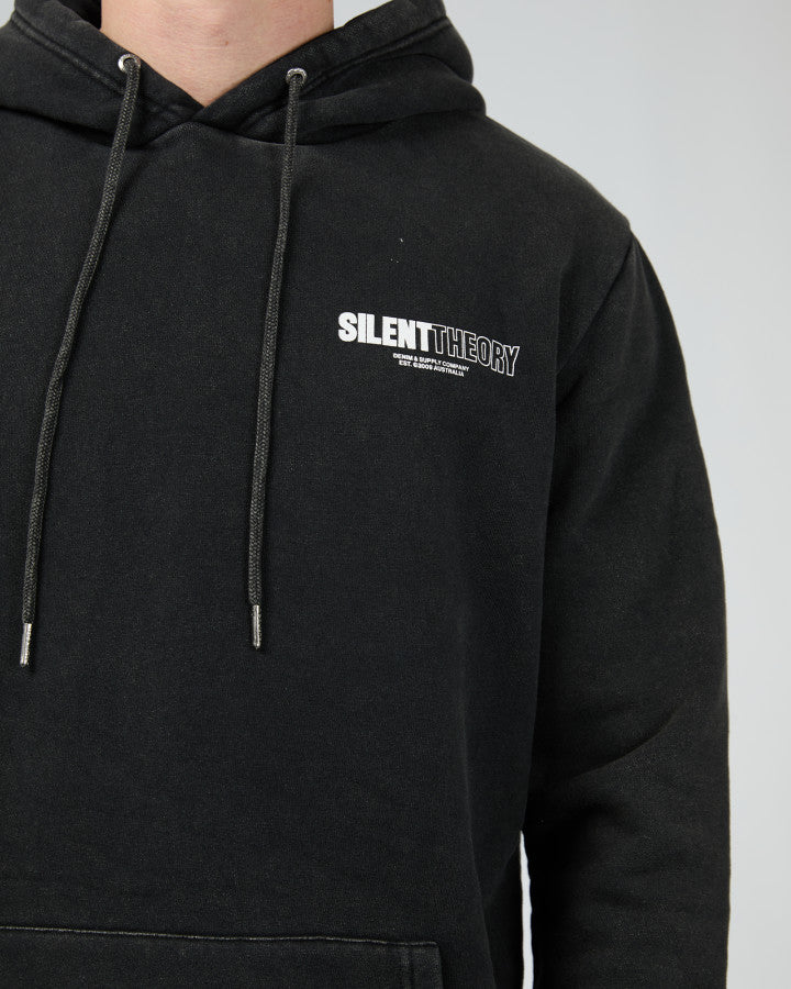 Elite Scoop Hoodie - Washed Black