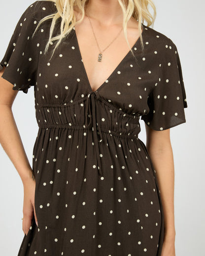 All About Eve - Emelia Skater Dress - Brown