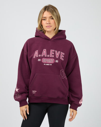 Empower Box Hoodie - Wine