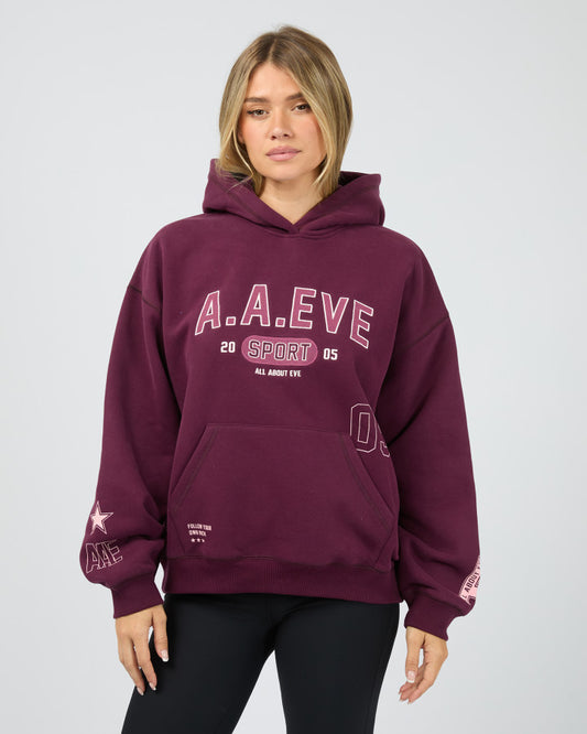 Empower Box Hoodie - Wine