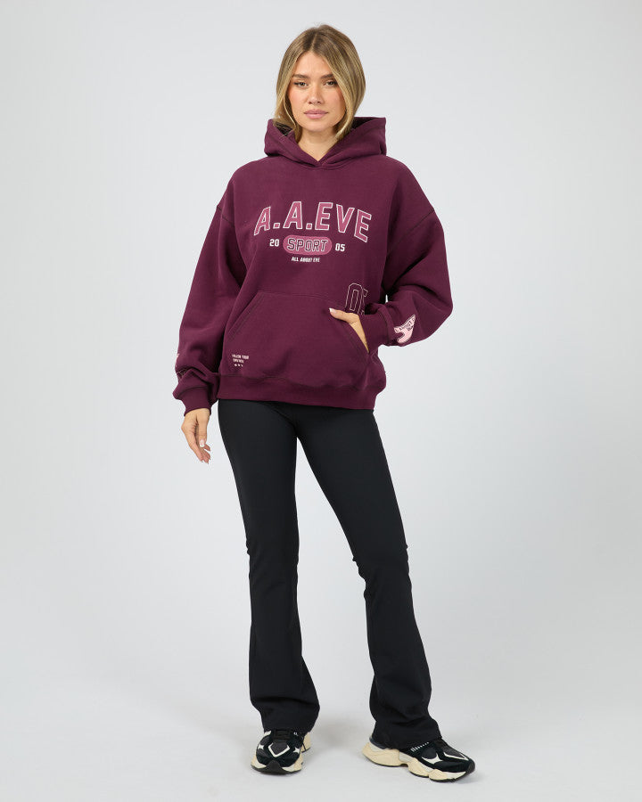 Empower Box Hoodie - Wine