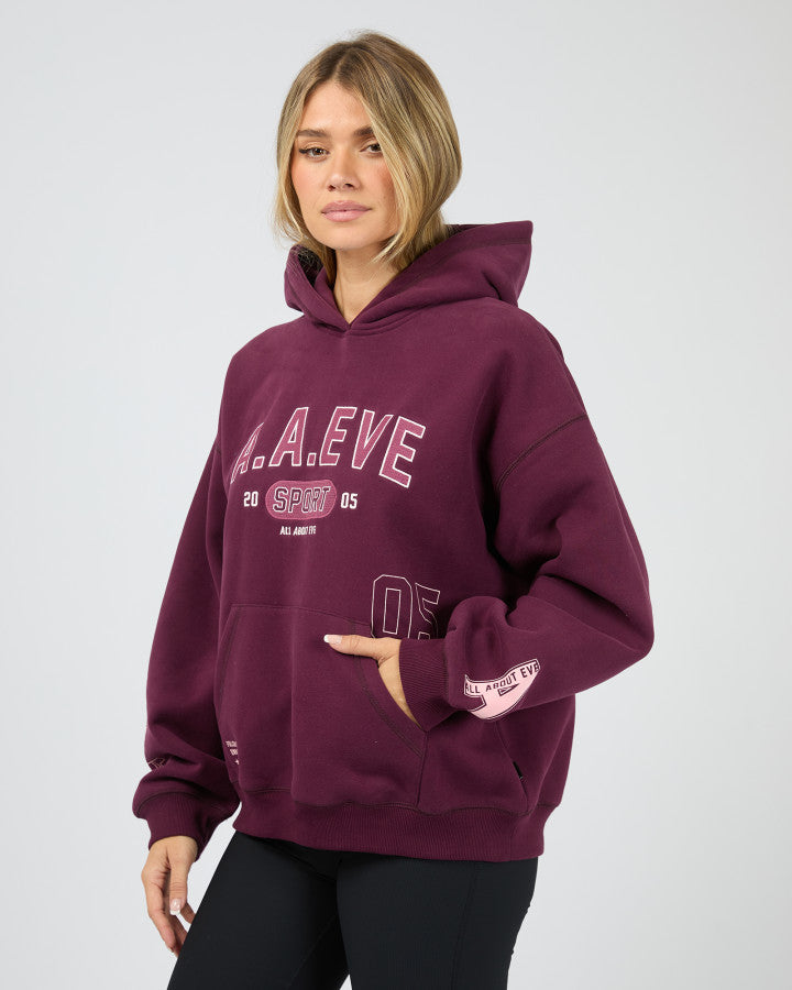 Empower Box Hoodie - Wine
