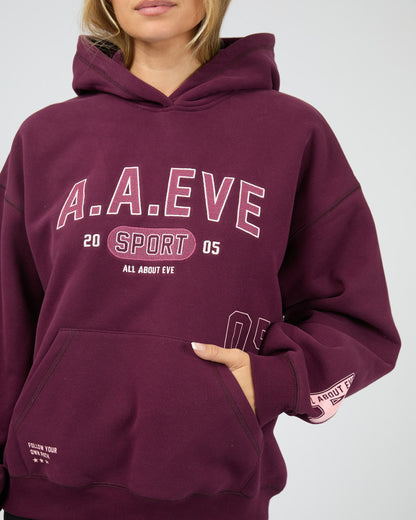 Empower Box Hoodie - Wine