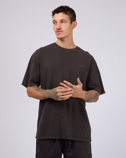 Essential Script T-Shirt - Coal