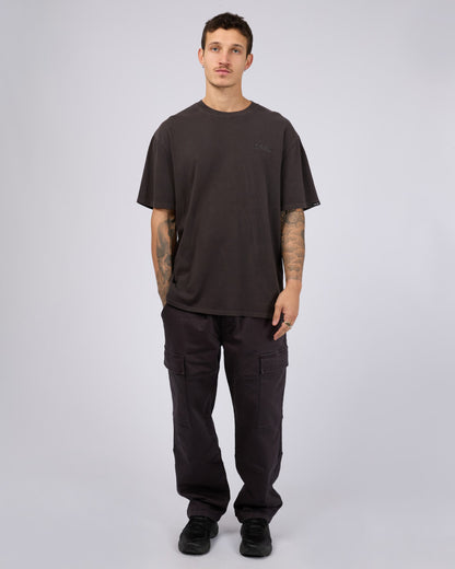 Essential Script T-Shirt - Coal