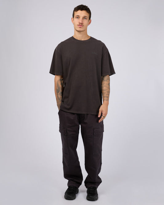 Essential Script T-Shirt - Coal