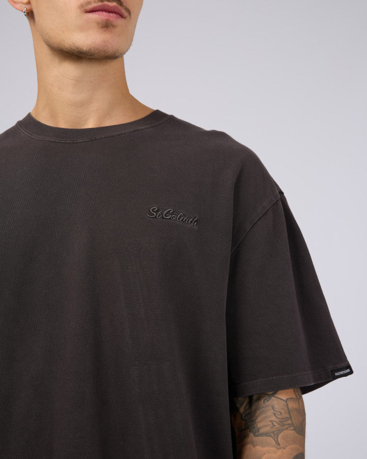 Essential Script T-Shirt - Coal