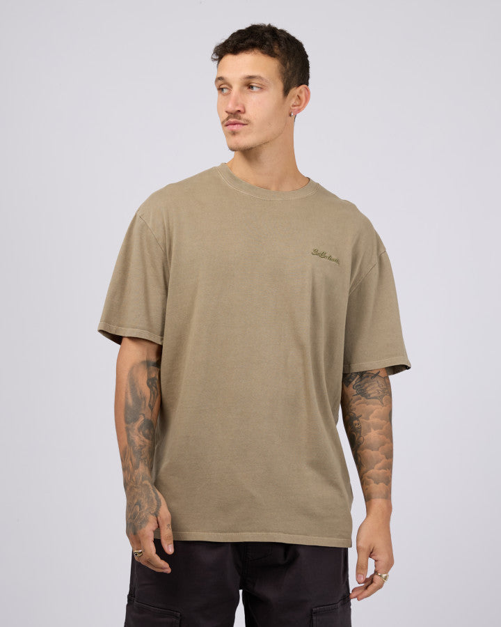 Essential Script T-Shirt - Sage