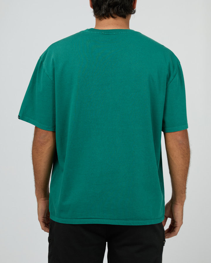 Essential Script T-Shirt - Tide Green