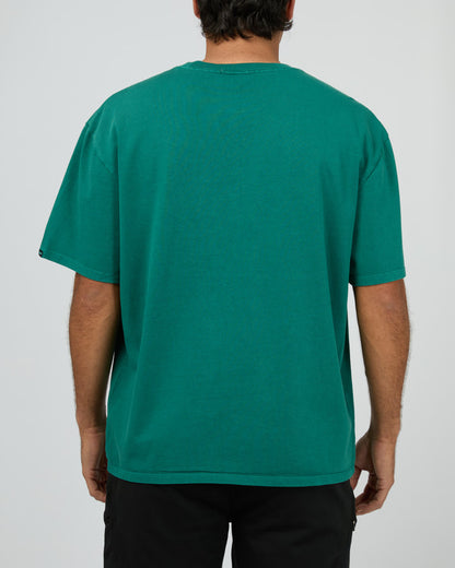 Essential Script T-Shirt - Tide Green