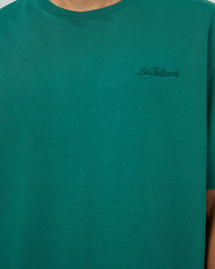 Essential Script T-Shirt - Tide Green