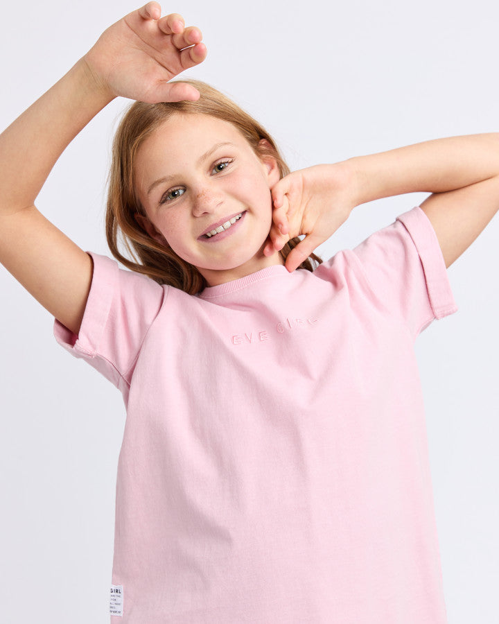 Eve Girl Washed Tee - Candy