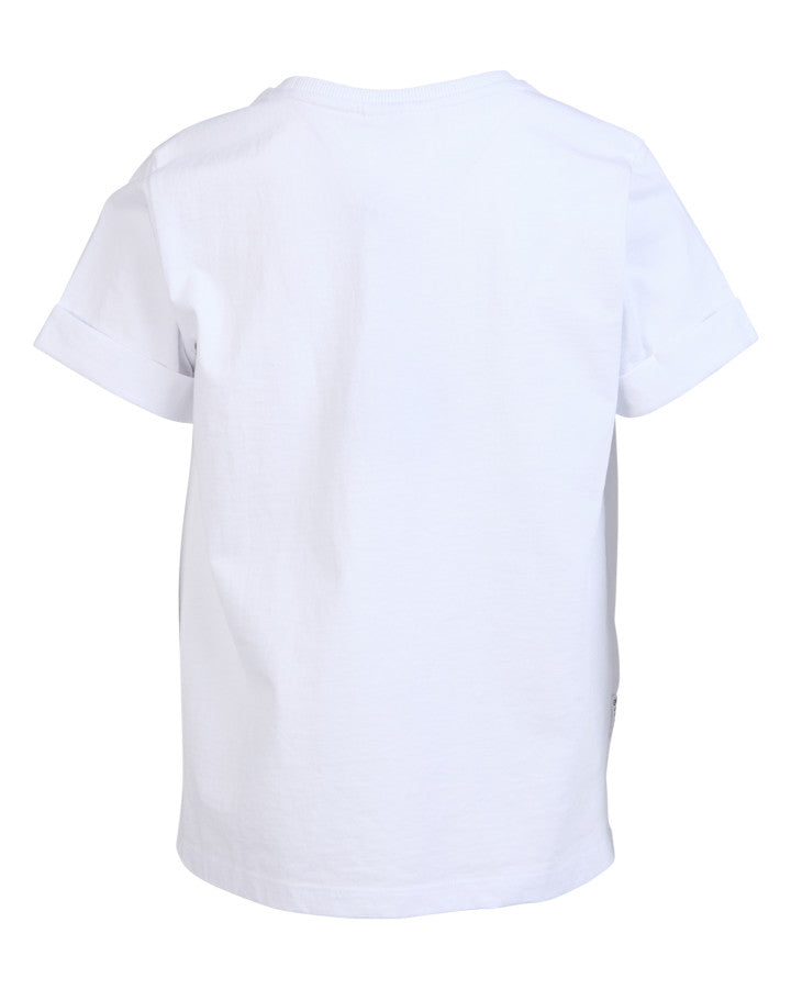 Eve Girl Washed Tee - White