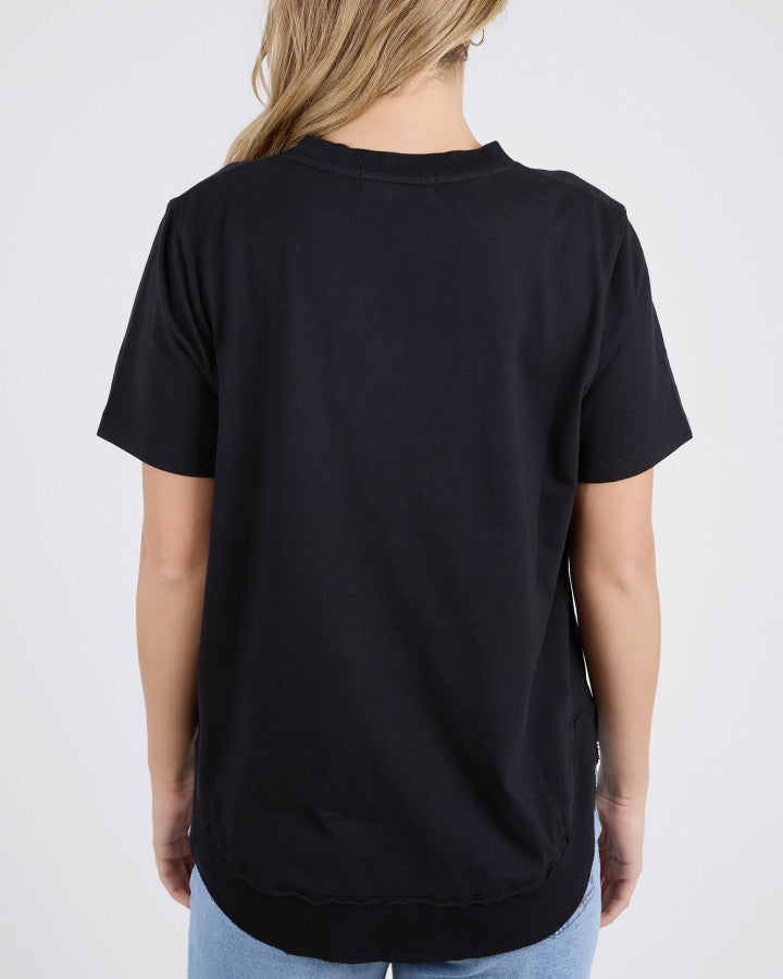 Farrah Short Sleeve Tee - Black