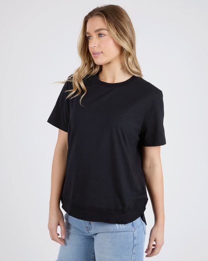 Farrah Short Sleeve Tee - Black