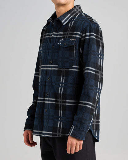 Fk off Fish on Shacket - Navy