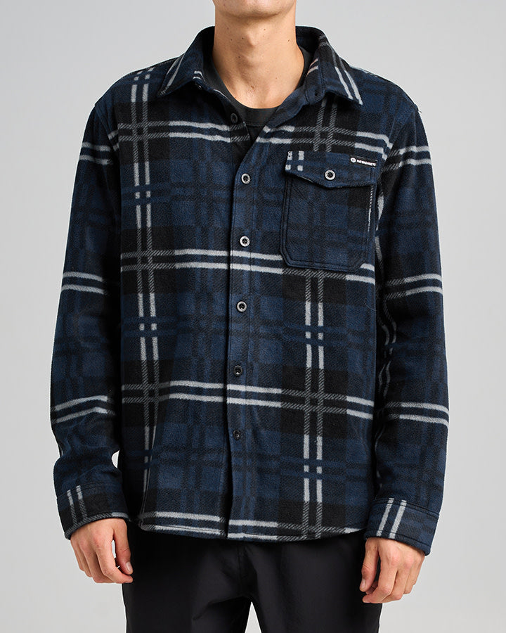 Fk off Fish on Shacket - Navy