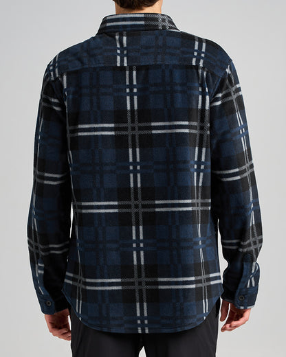 Fk off Fish on Shacket - Navy