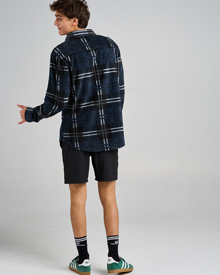 Fk off Fish on Shacket - Navy