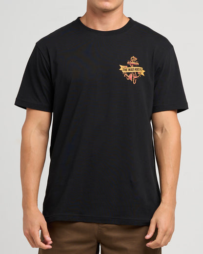 Flame Anchor | SS Tee - Black