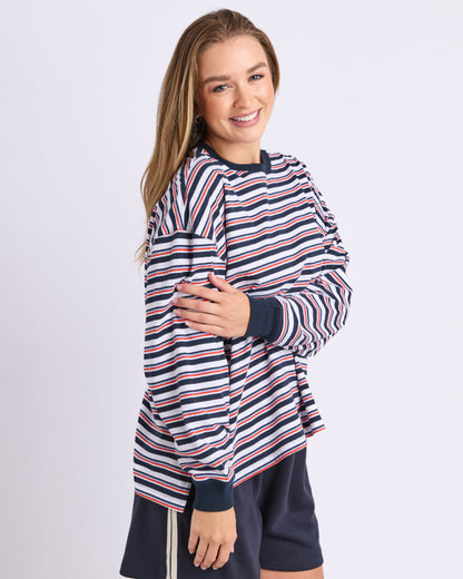 Foxwood Frame LS Tee - Stripe