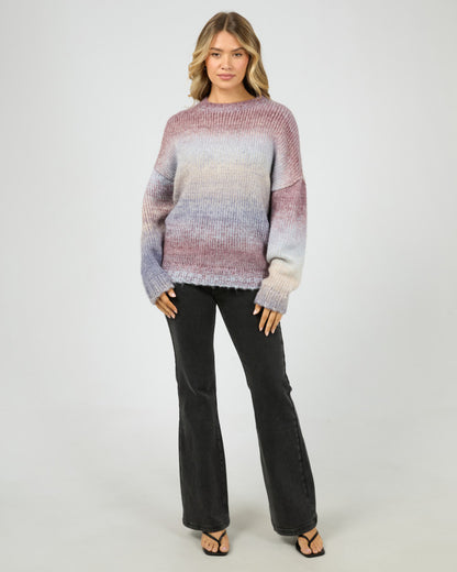 Fray Knit Jumper - Multi