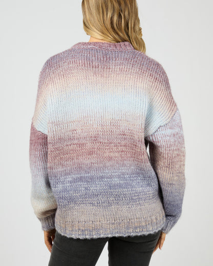 Fray Knit Jumper - Multi