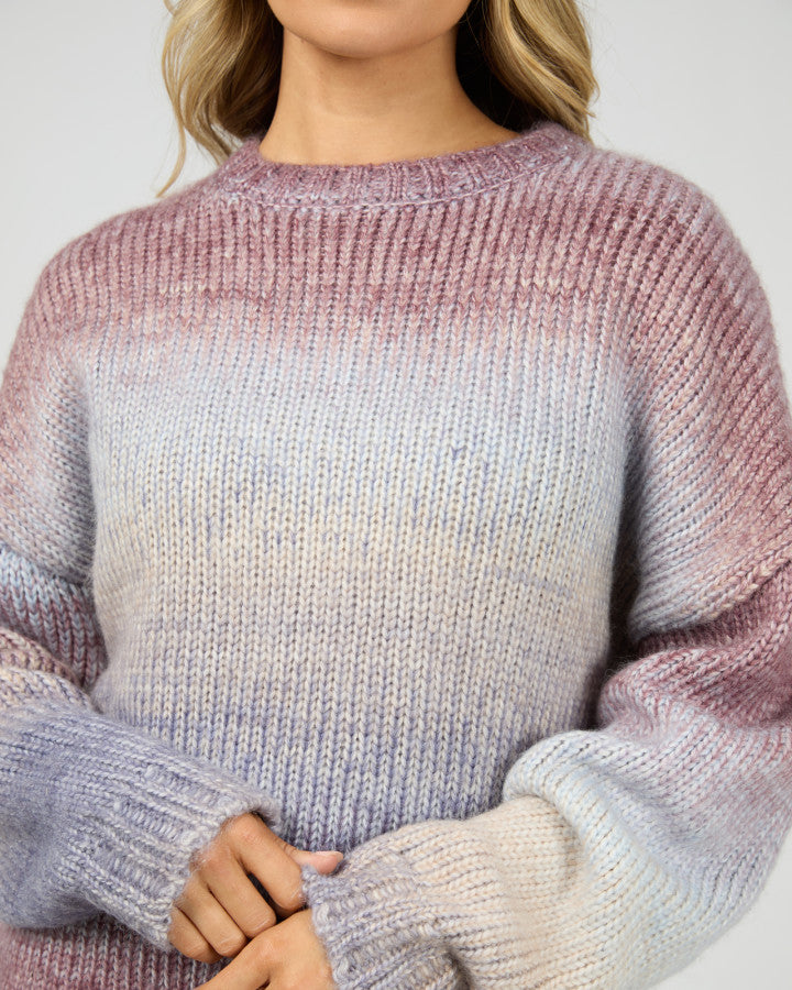 Fray Knit Jumper - Multi