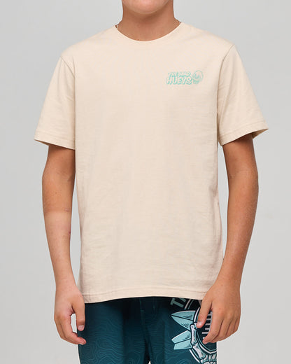 The Mad Hueys | Frothing For More | Youth SS Tee - Cement