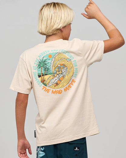 The Mad Hueys | Frothing For More | Youth SS Tee - Cement