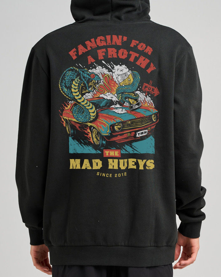 The Mad Hueys - Frothy Fanging Hooded Pullover