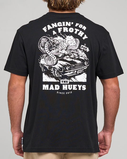 Frothy Fanging | SS Tee - Black