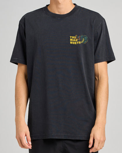 Frothy Fanging | SS Tee - Washed Black